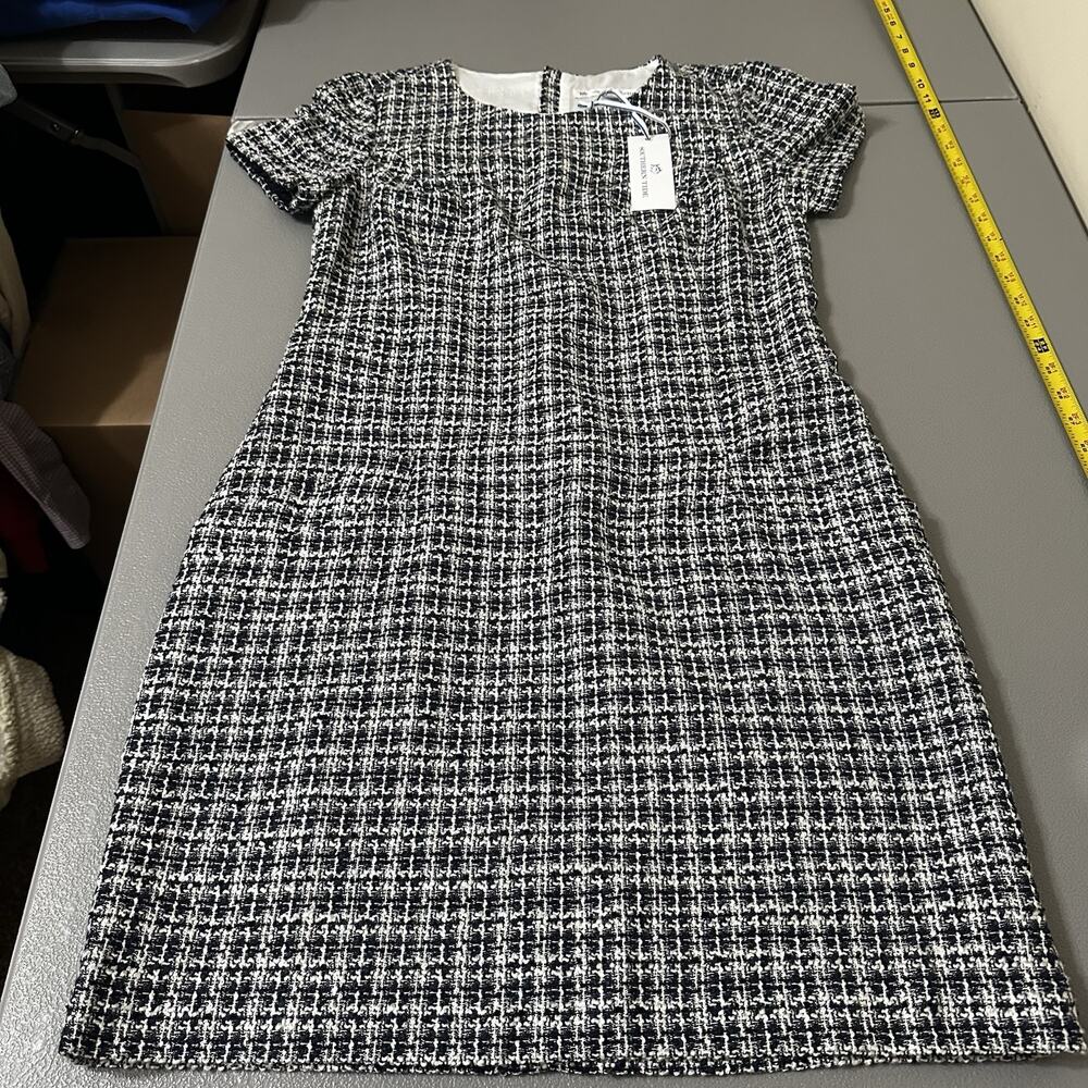 Southern Tide Nautical Navy Paislee Dress Cinnamon Bay Tweed Dress. Rare. Sz4